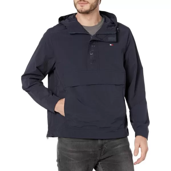 Tommy Hilfiger Mens Lightweight Logo PopoverNavy