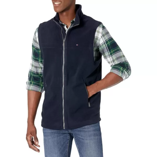 Tommy Hilfiger Mens Polar Fleece VestNavy