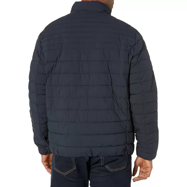 Calvin Klein Lightweight Puffer WaterResistant Down Mens JacketPackable True Navy