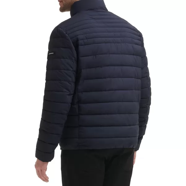 Calvin Klein Lightweight Puffer WaterResistant Down Mens JacketPackable True Navy