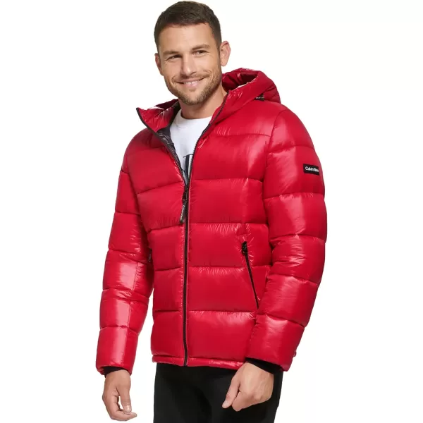 Calvin Klein Mens Everday Essential Water Resistant JacketDeep Red