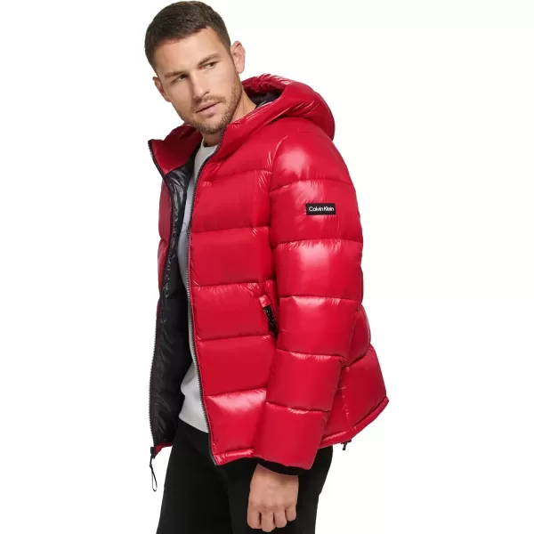 Calvin Klein Mens Everday Essential Water Resistant JacketDeep Red