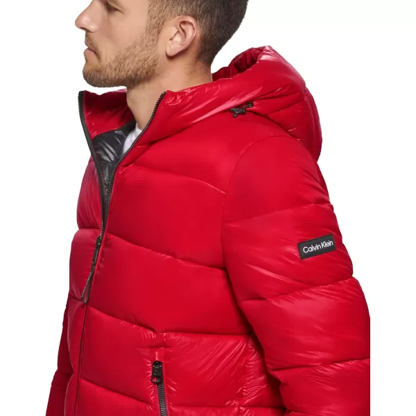 Calvin Klein Mens Everday Essential Water Resistant JacketDeep Red