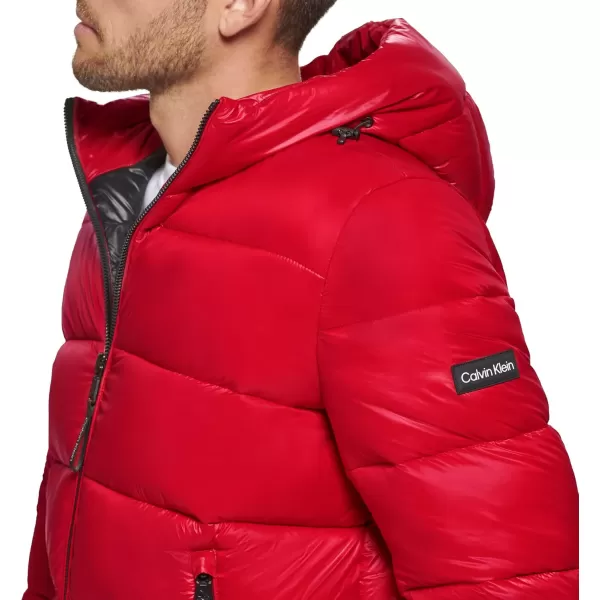 Calvin Klein Mens Everday Essential Water Resistant JacketDeep Red