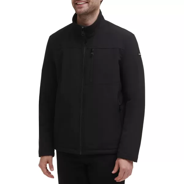 Calvin Klein Mens Jacket Soft Shell With Sherpa LiningSoft Shell Black