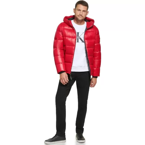 Calvin Klein Mens Everday Essential Water Resistant JacketDeep Red