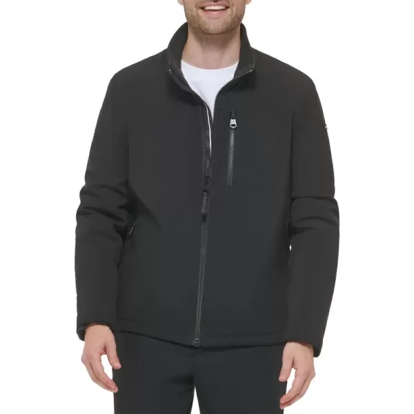 Calvin Klein Mens Jacket Soft Shell With Sherpa LiningSoft Shell Black