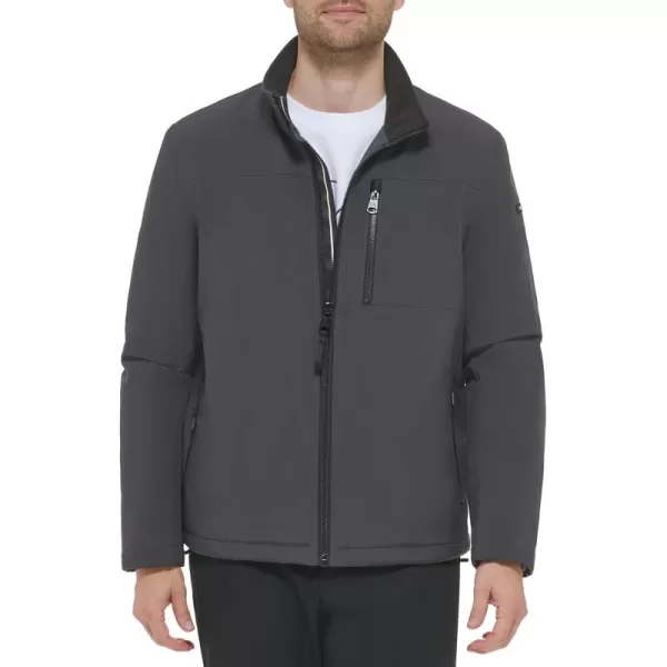 Calvin Klein Mens Jacket Soft Shell With Sherpa LiningSoft Shell Iron