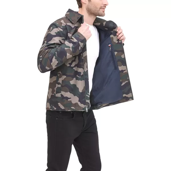 imageTommy Hilfiger Mens Lightweight Microtwill Golf Jacket Standard and Big ampamp TallCamouflage