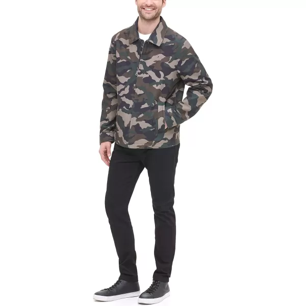 imageTommy Hilfiger Mens Lightweight Microtwill Golf Jacket Standard and Big ampamp TallCamouflage