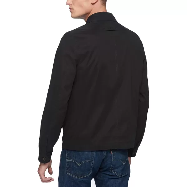 imageTommy Hilfiger Mens Lightweight Microtwill Golf Jacket Standard and Big ampamp TallDeep Black