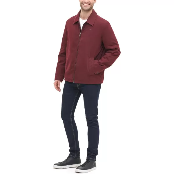 imageTommy Hilfiger Mens Lightweight Microtwill Golf Jacket Standard and Big ampamp TallPort Filled