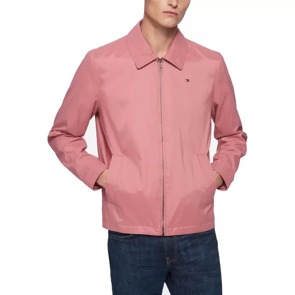 imageTommy Hilfiger Mens Lightweight Microtwill Golf Jacket Standard and Big ampamp TallRed