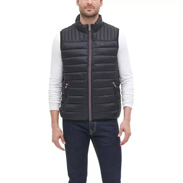 imageTommy Hilfiger Mens Lightweight Packable Puffer Vest JacketBlack