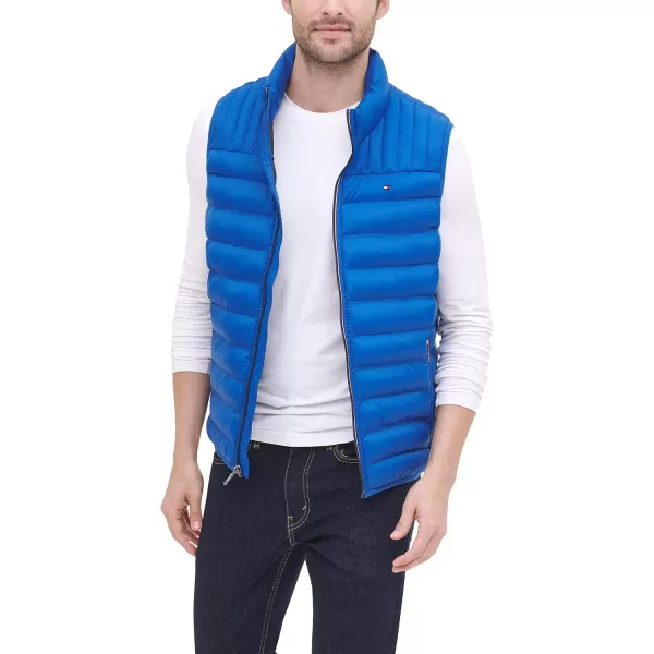 imageTommy Hilfiger Mens Lightweight Packable Puffer Vest JacketNew Royal