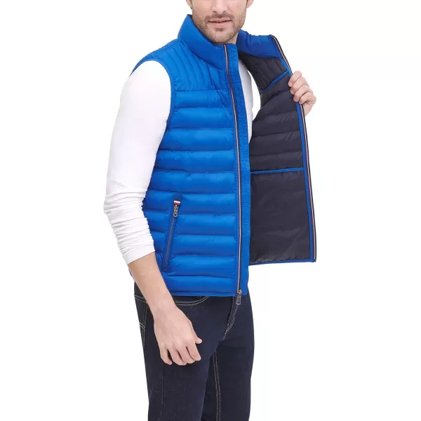 imageTommy Hilfiger Mens Lightweight Packable Puffer Vest JacketNew Royal