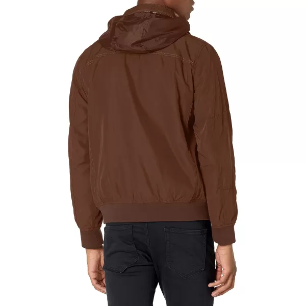 imageTommy Hilfiger Mens Water Resistant Performance Bomber Jacket Standard and Big ampamp TallBrown