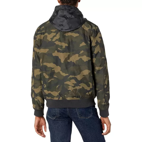 imageTommy Hilfiger Mens Water Resistant Performance Bomber Jacket Standard and Big ampamp TallCamo