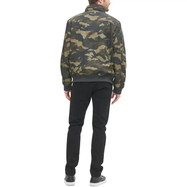 imageTommy Hilfiger Mens Water Resistant Performance Bomber Jacket Standard and Big ampamp TallCamouflage