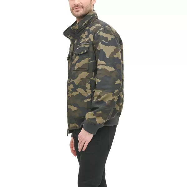 imageTommy Hilfiger Mens Water Resistant Performance Bomber Jacket Standard and Big ampamp TallCamouflage