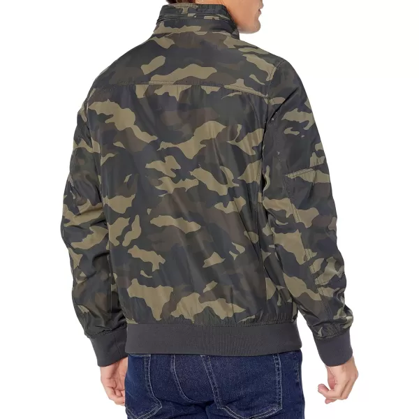 imageTommy Hilfiger Mens Water Resistant Performance Bomber Jacket Standard and Big ampamp TallCamouflage Unfilled