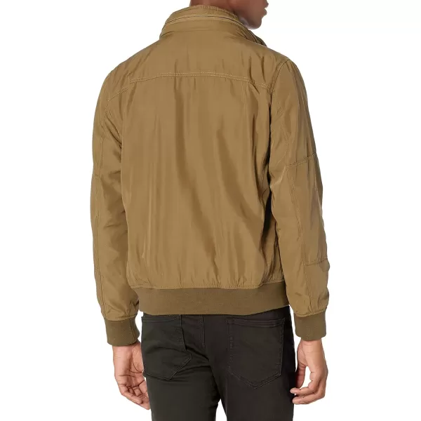 imageTommy Hilfiger Mens Water Resistant Performance Bomber Jacket Standard and Big ampamp TallKhaki Unfilled