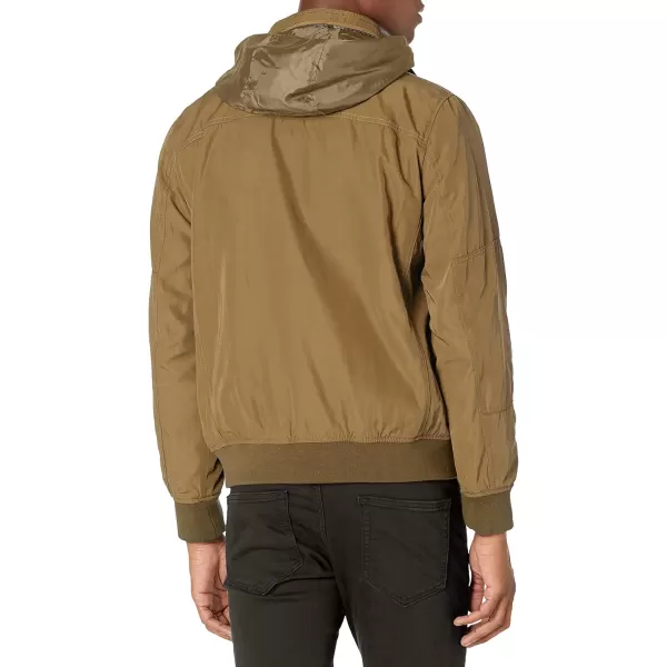 imageTommy Hilfiger Mens Water Resistant Performance Bomber Jacket Standard and Big ampamp TallKhaki Unfilled