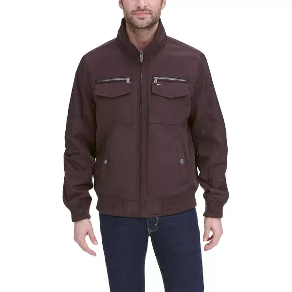 imageTommy Hilfiger Mens Water Resistant Performance Bomber Jacket Standard and Big ampamp TallPort