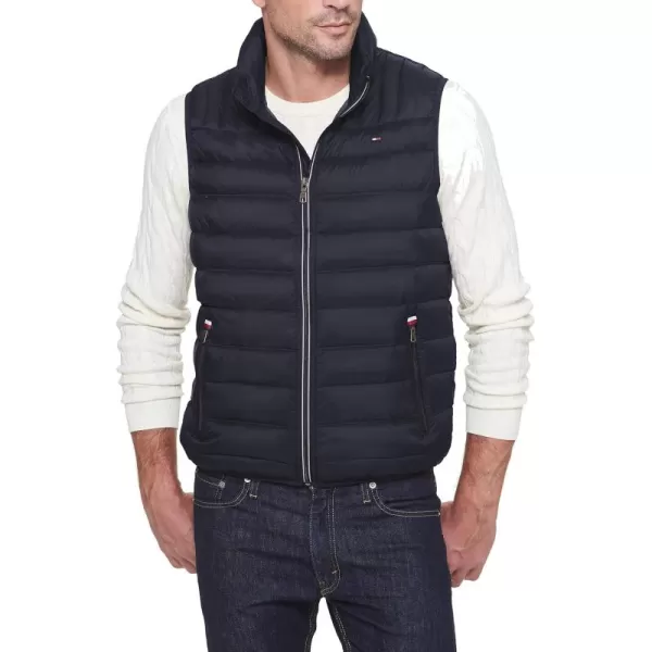 imageTommy Hilfiger Mens Lightweight Packable Puffer Vest JacketMidnight