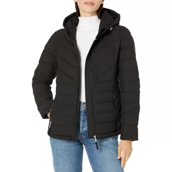 imageTommy Hilfiger Womens Essential Lightweight Packable Puffer JacketClassic Chevron Black