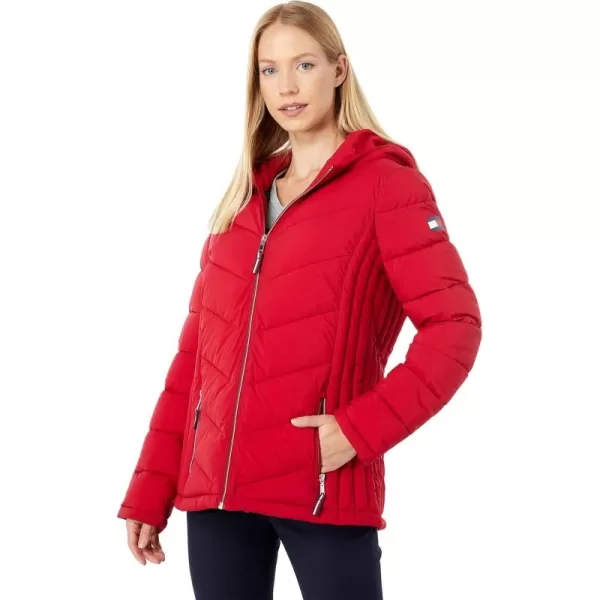 imageTommy Hilfiger Womens Essential Lightweight Packable Puffer JacketCrimson