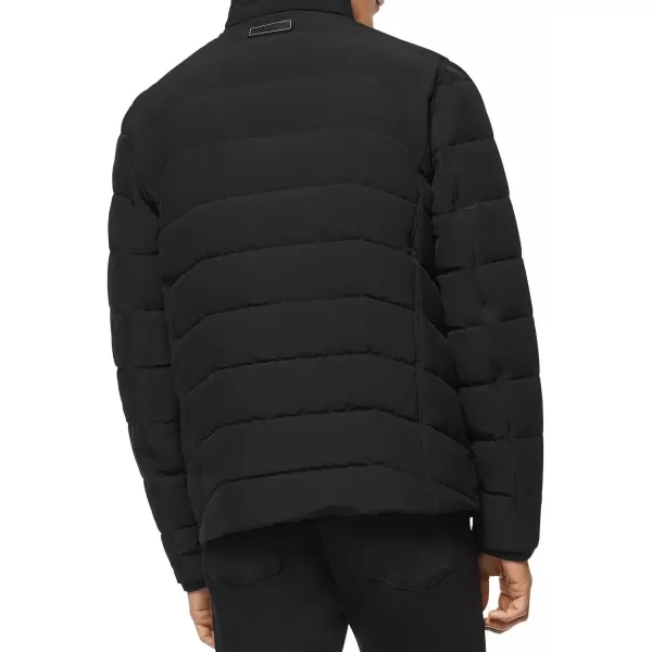 imageAndrew Marc Mens Mid Length Down JacketBlack Carlisle