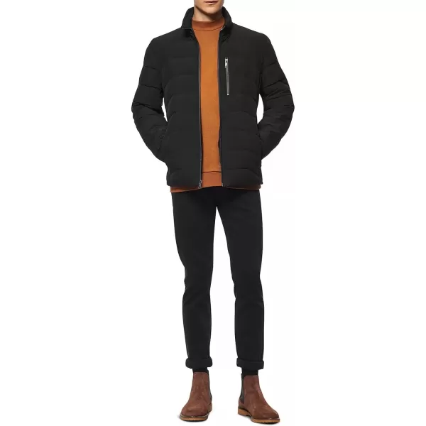 imageAndrew Marc Mens Mid Length Down JacketBlack Carlisle