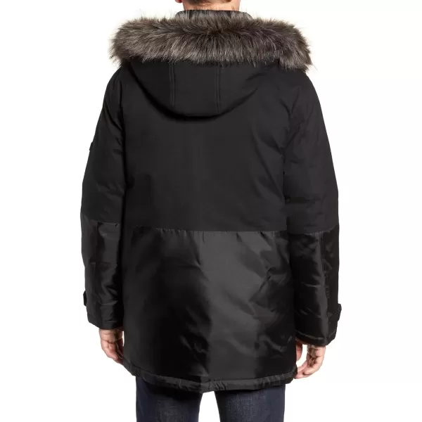 imageAndrew Marc Mens Mid Length Down JacketBlack Maxfield