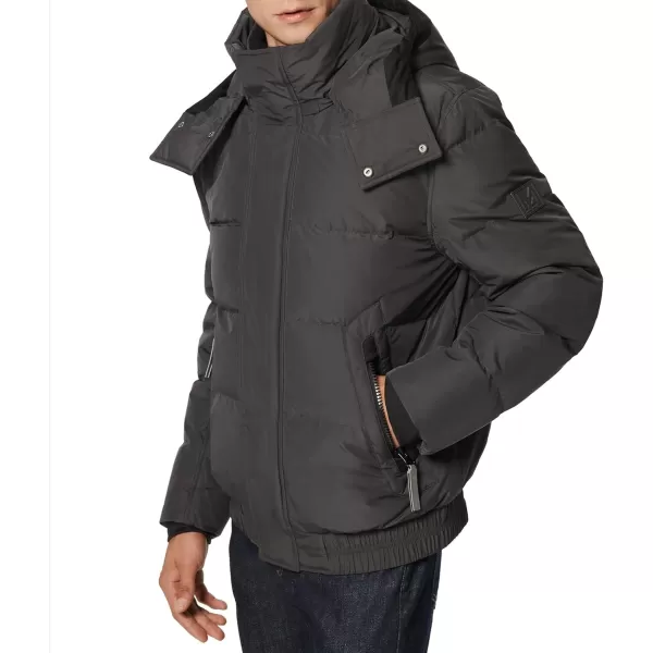 imageAndrew Marc Mens Mid Length Down JacketCharcoal Phoenix