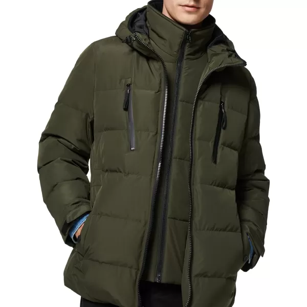 imageAndrew Marc Mens Mid Length Down JacketForest Montrose