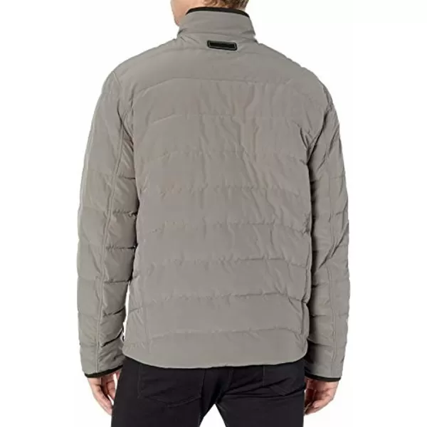 imageAndrew Marc Mens Mid Length Down JacketGunmetal Carlisle