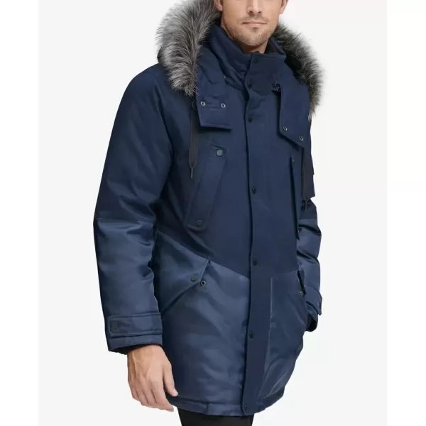 imageAndrew Marc Mens Mid Length Down JacketInk Maxfield