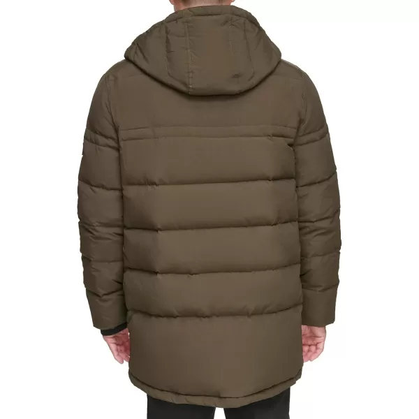 imageAndrew Marc Mens Mid Length Down JacketOlive Hubble