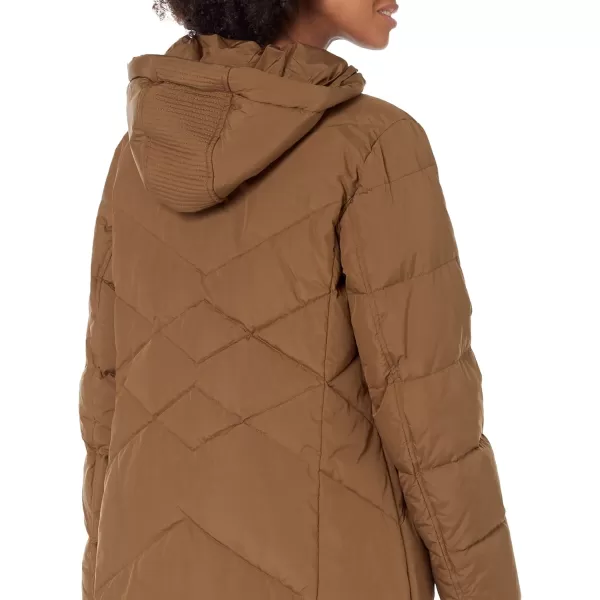 imageAndrew Marc Womens Long Down JacketLuxurious Sepia