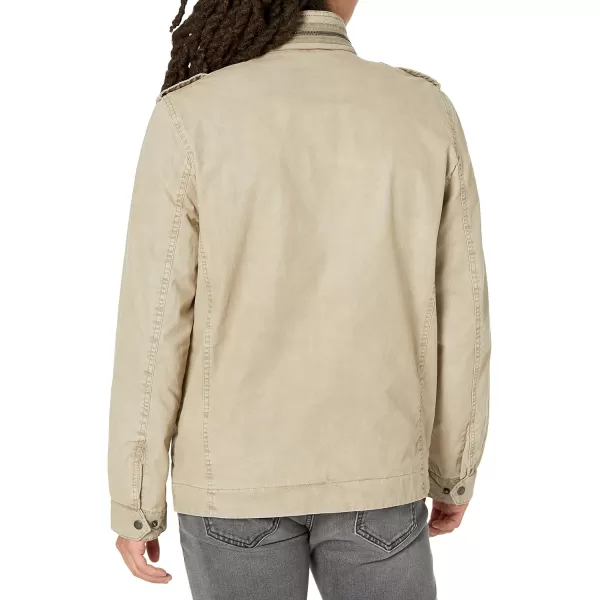 imageLevis Mens Washed Cotton Military Jacket Regular ampamp Big ampamp Tall SizesStone Unfilled