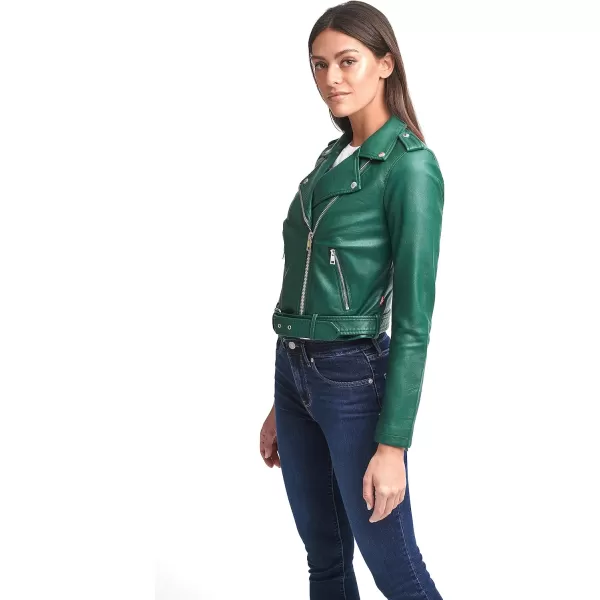 imageLevis Womens Belted Faux Leather Moto Jacket Regular ampamp Plus SizeForest