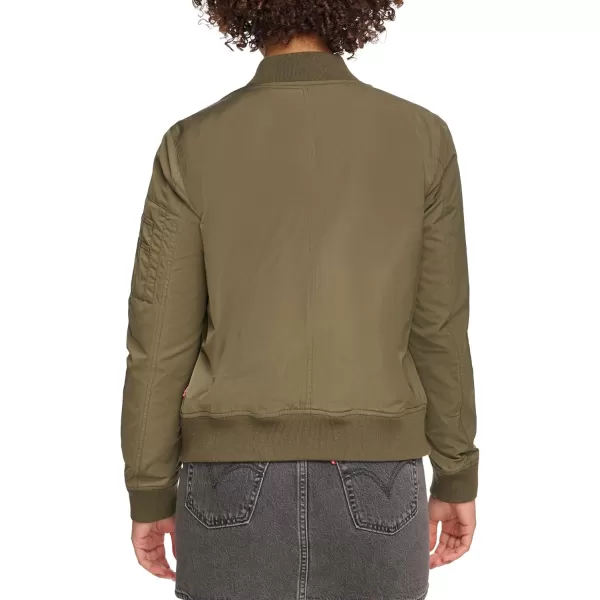 imageLevis Womens Melanie Newport Bomber Jacket Regular ampamp Plus SizeArmy Green