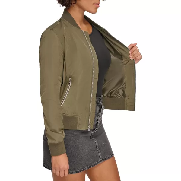 imageLevis Womens Melanie Newport Bomber Jacket Regular ampamp Plus SizeArmy Green