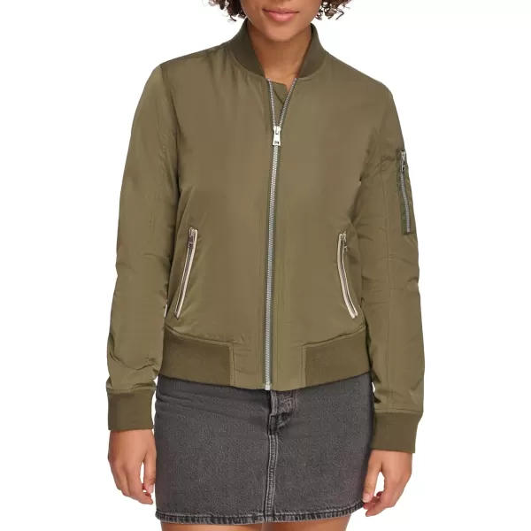 imageLevis Womens Melanie Newport Bomber Jacket Regular ampamp Plus SizeArmy Green