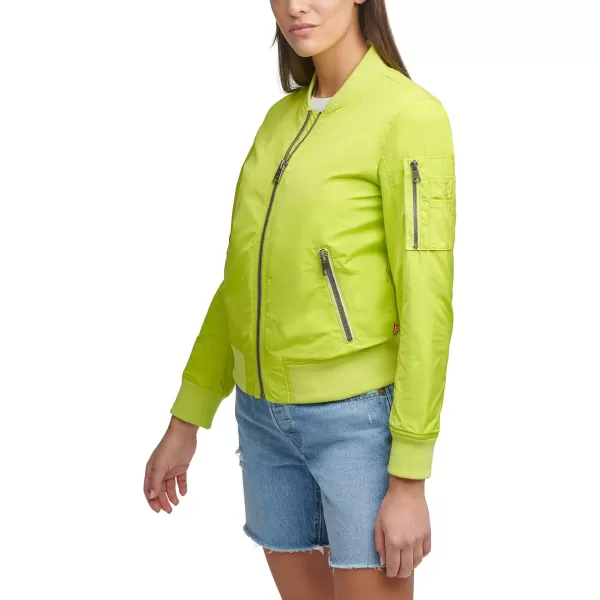 imageLevis Womens Melanie Newport Bomber Jacket Regular ampamp Plus SizeLime Punch
