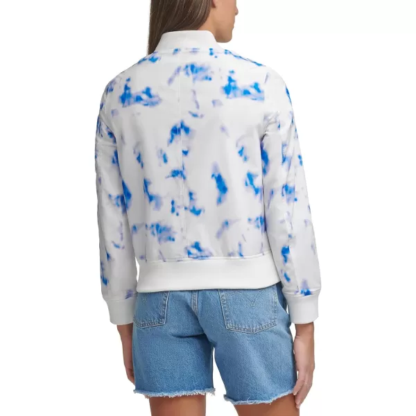 imageLevis Womens Melanie Newport Bomber Jacket Regular ampamp Plus SizeTie Dye