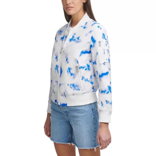 imageLevis Womens Melanie Newport Bomber Jacket Regular ampamp Plus SizeTie Dye
