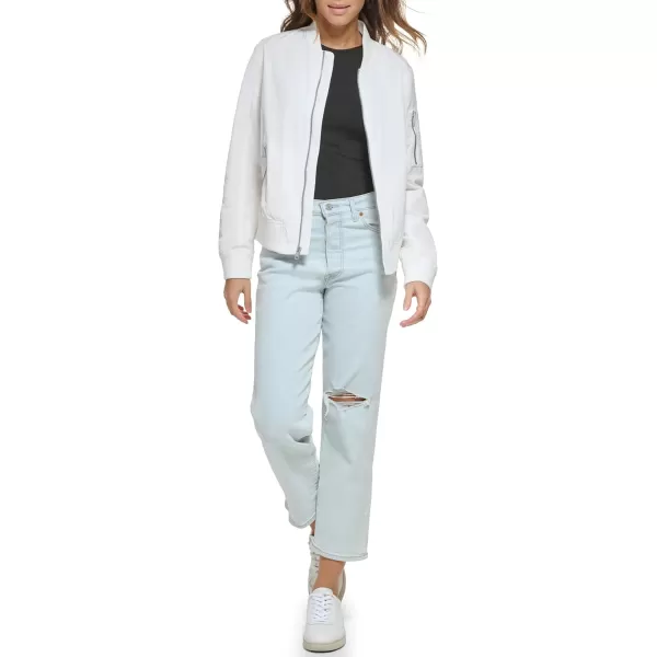 imageLevis Womens Melanie Newport Bomber Jacket Regular ampamp Plus SizeWhite