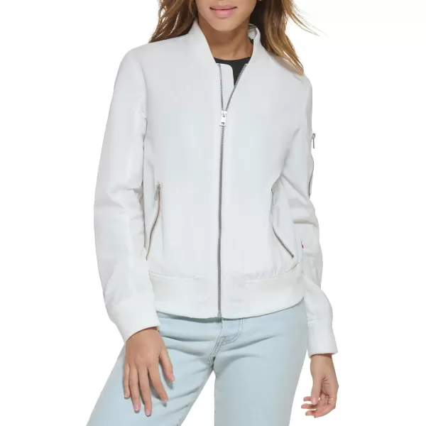 imageLevis Womens Melanie Newport Bomber Jacket Regular ampamp Plus SizeWhite